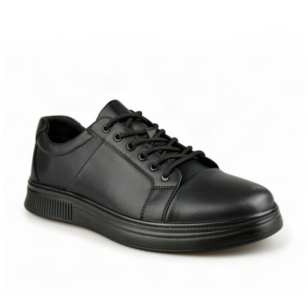 men's shoes genuin leather black 0162762