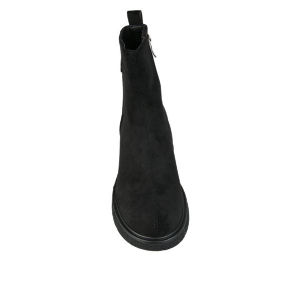 botine damă textil negru 0163398