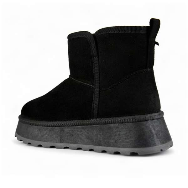 botine damă textil negru 0163239