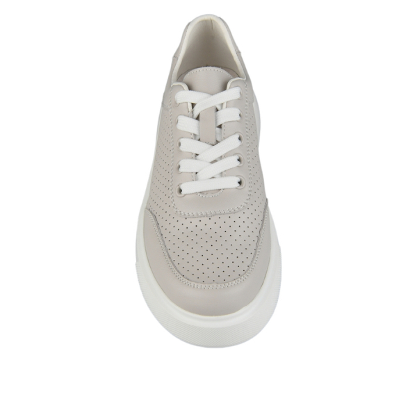 pantofi damă piele naturală gri 0164121