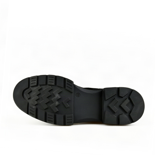 botine bărbați piele naturală negru 0164055