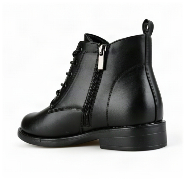 botine damă piele ecologică negru 0162916