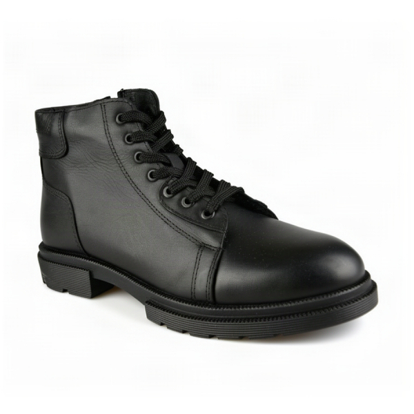 botine bărbați piele naturală negru 0164059