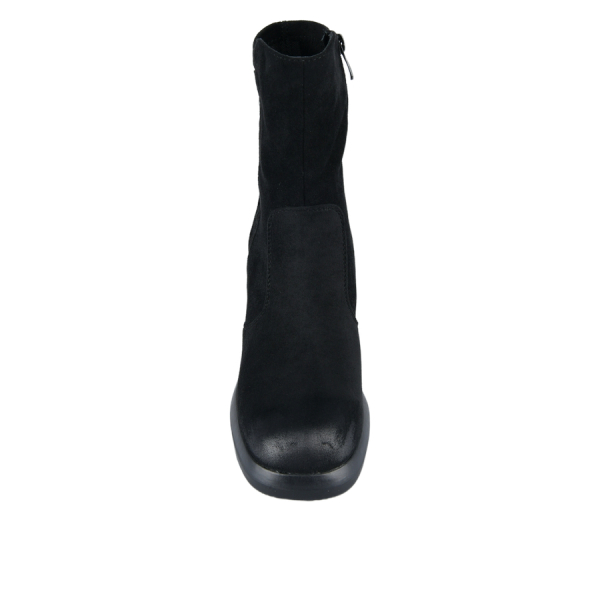 botine damă textil negru 0162812