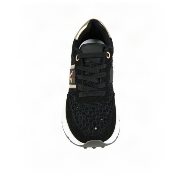 adidași damă piele ecologică/textil negru 0163586