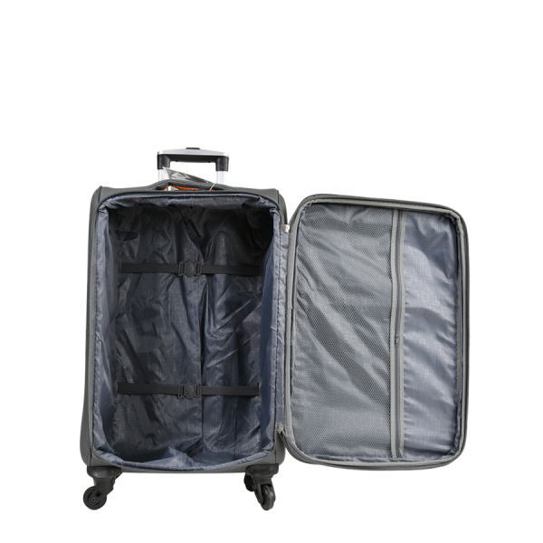small suitcase textile grey 0163729