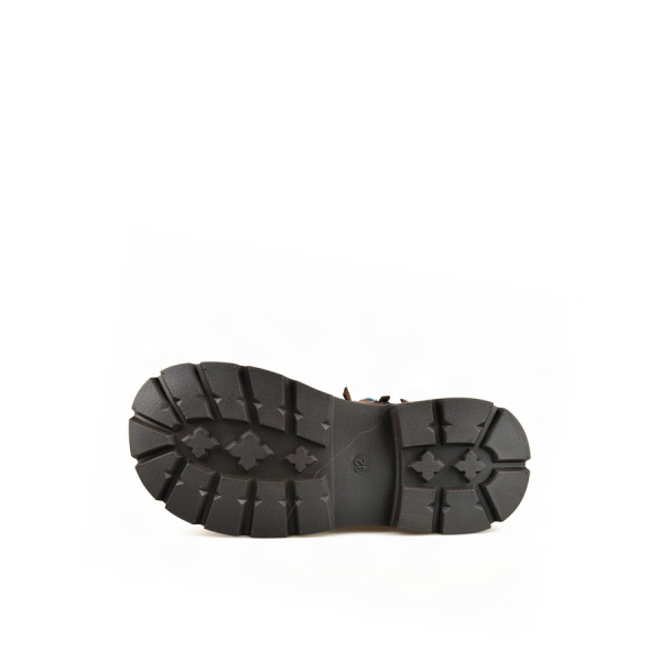 botine damă textil maro 0164167
