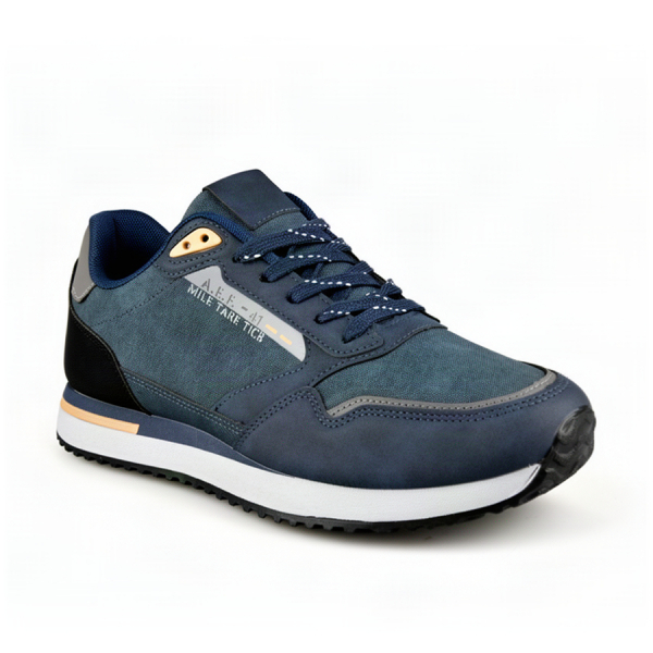 adidași bărbați piele ecologică albastru 0162623