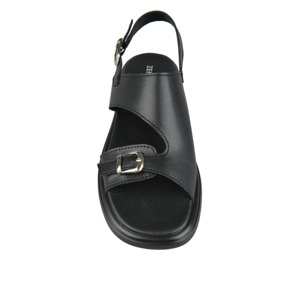 sandale damă piele naturală negru 0163741