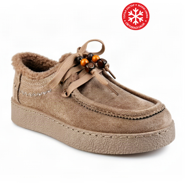 lady's shoes textiles light brown