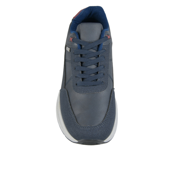 adidași bărbați piele ecologică albastru închis 0163323