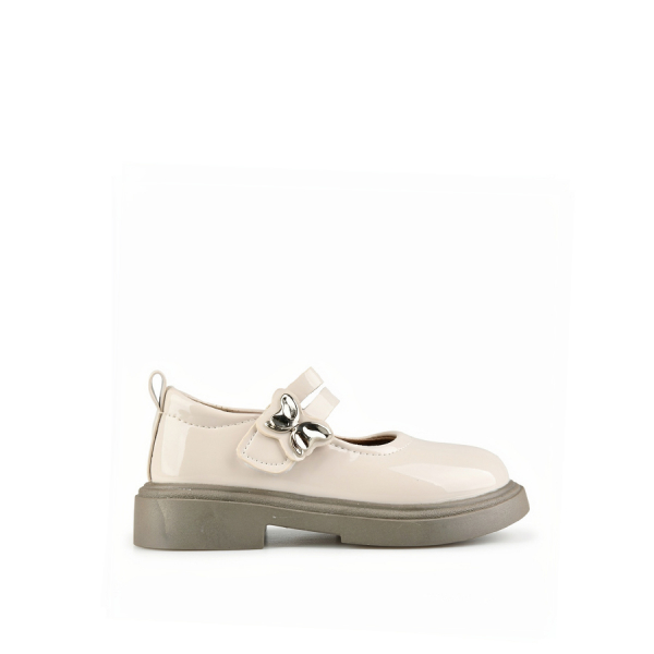 kids shoes synthetic leather beige