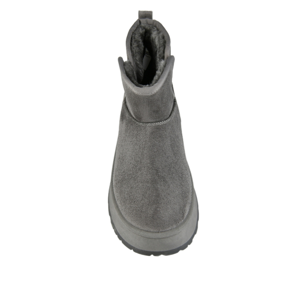 botine damă textil gri 0163243