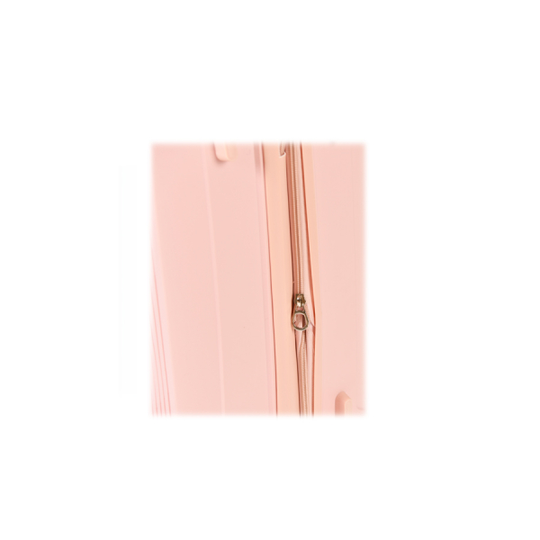medium suitcase polypropylene pink 0161566