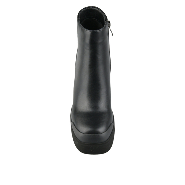 botine damă piele ecologică/textil negru 0162052