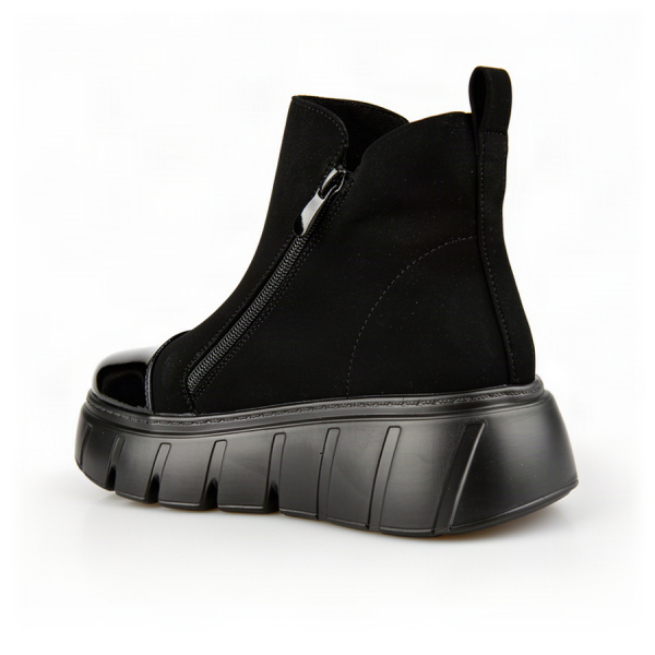 lady's boots eco leather/textile black 0162795