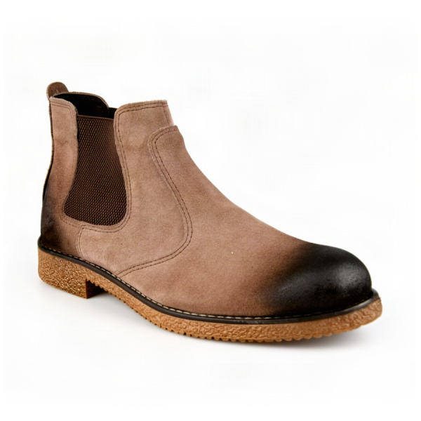 botine bărbați piele naturală maro deschis 0164069