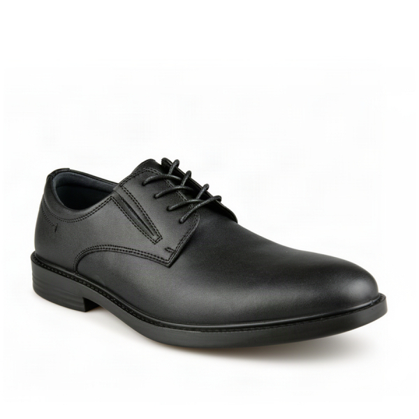 men's shoes genuin leather black 0162129