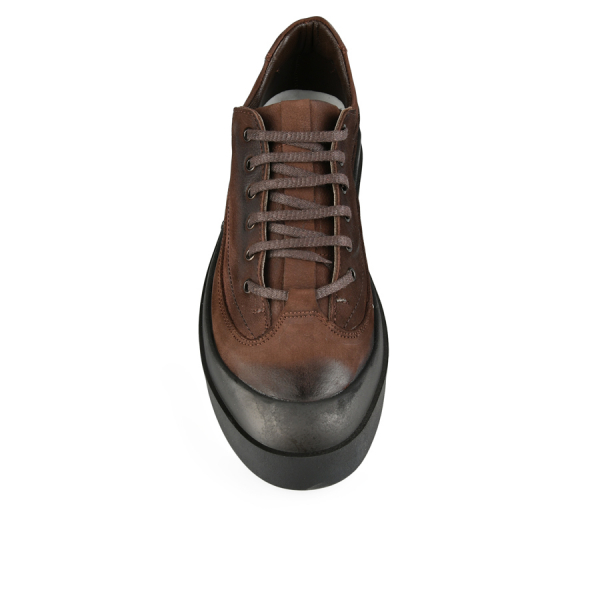 pantofi bărbați piele naturală maro închis 0164047