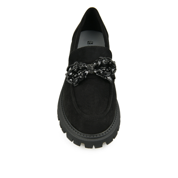 pantofi damă textil negru 0163256