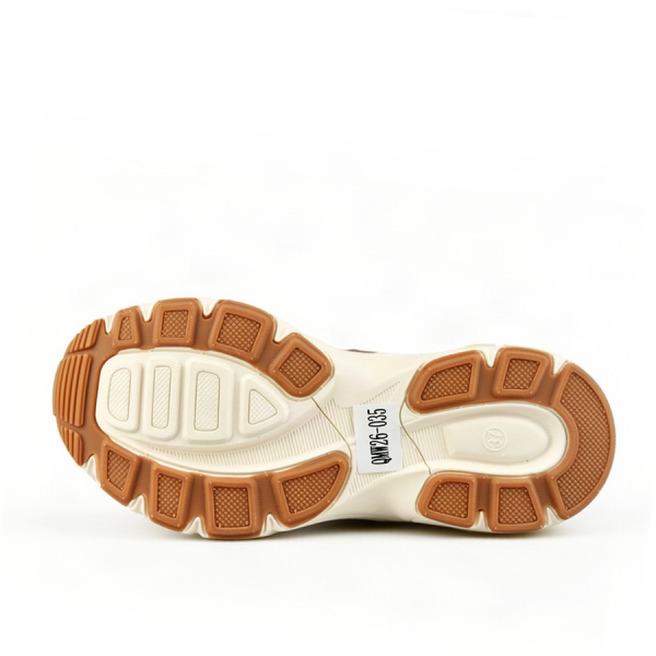 lady's boots synthetic leather light brown 0162360