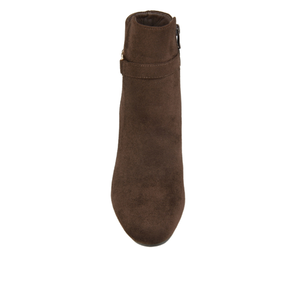 lady's boots textiles brown 0162429