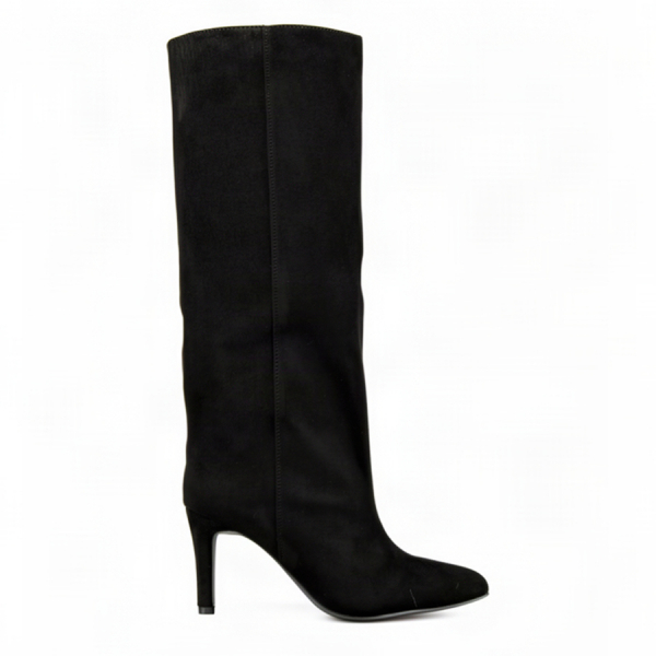 cizme damă textil negru