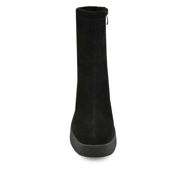 botine damă textil negru 0162018