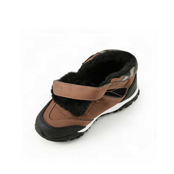 kids boots eco leather/textile brown 0163389
