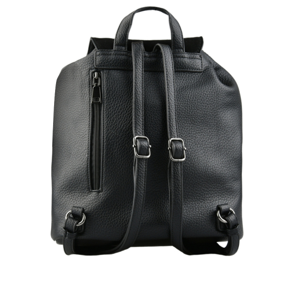 rucsac damă piele naturală/piele ecologică negru 0163098