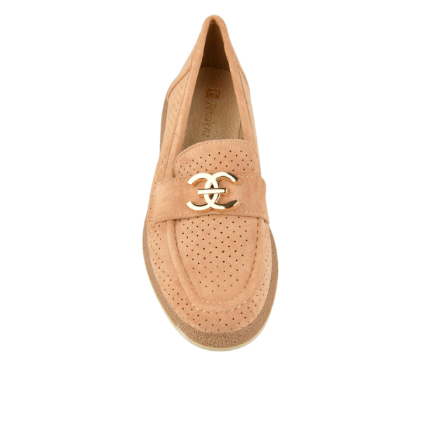 lady's shoes textiles beige 0160485