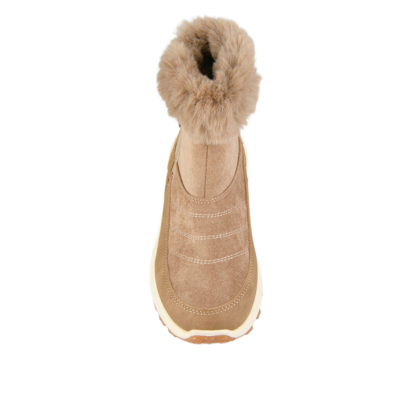 lady's boots textile/eco leather light brown 0163093