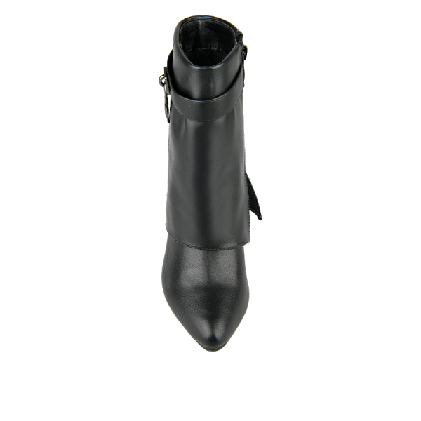 botine damă piele ecologică negru 0162025