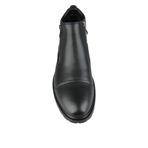 botine bărbați piele naturală negru 0162770