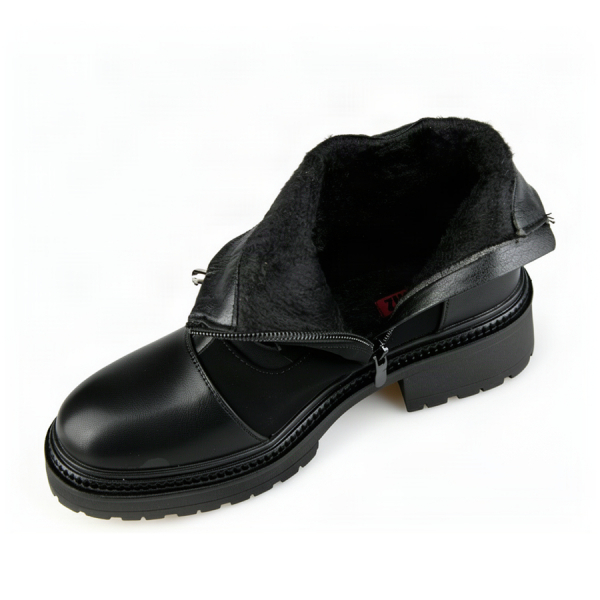 lady's boots textile/eco leather black 0162510