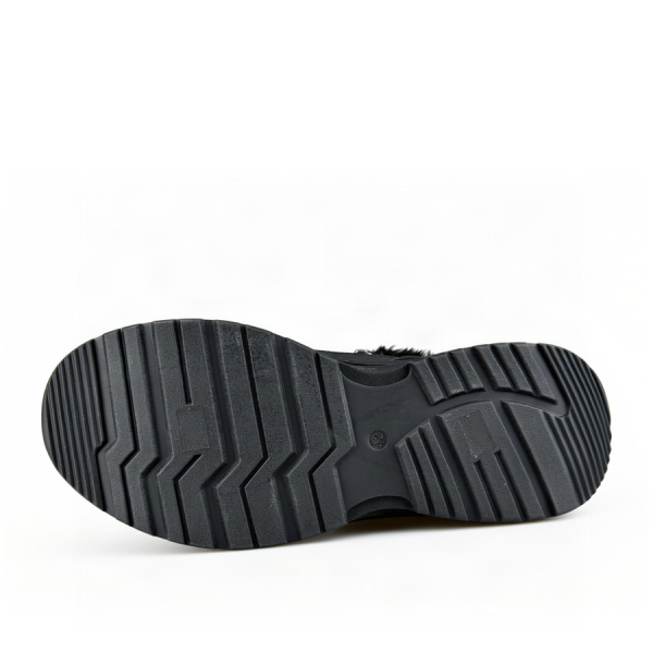 men's boots eco leather/textile black 0162600