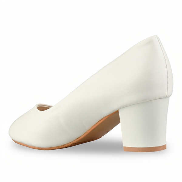pantofi damă piele ecologică alb 0161825