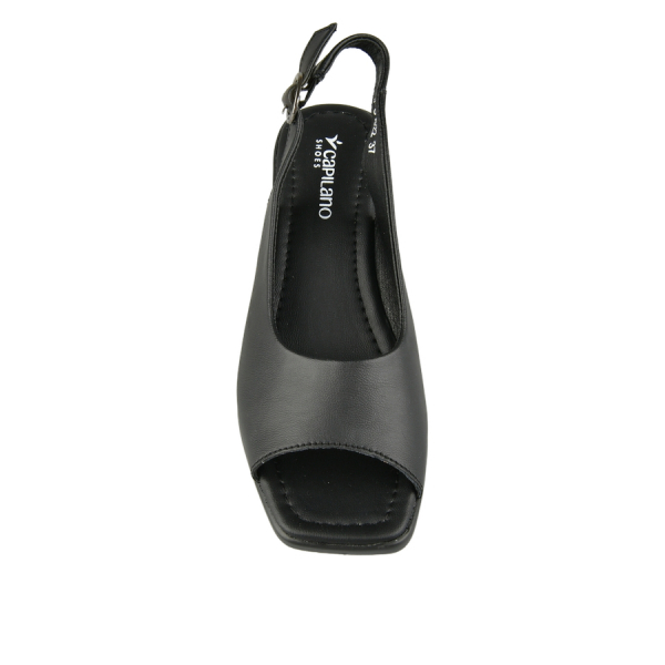 sandale damă piele naturală negru 0162046