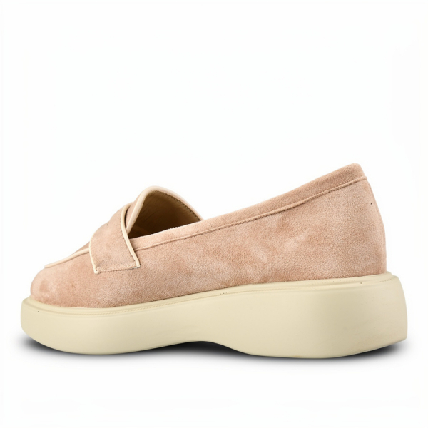 lady's shoes textiles beige 0160479