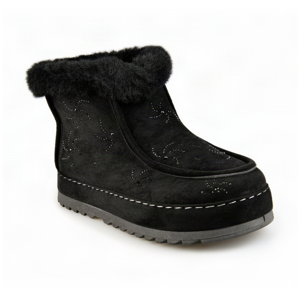 lady's boots textiles black 0162335