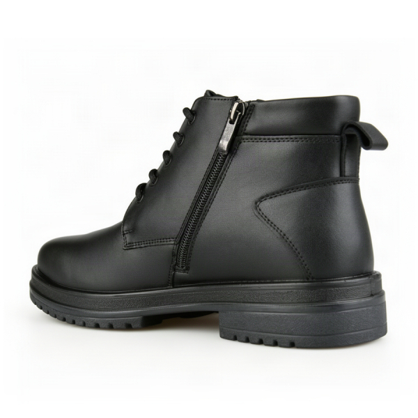 botine bărbați piele naturală negru 0162135
