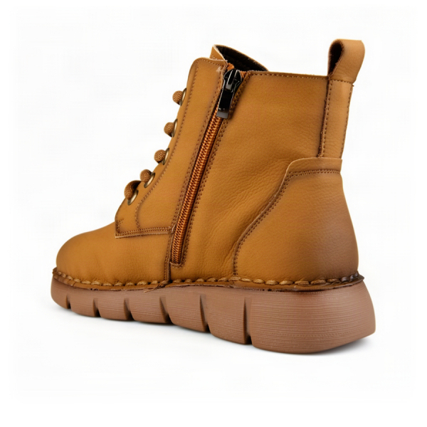 botine damă piele naturală maro 0162854