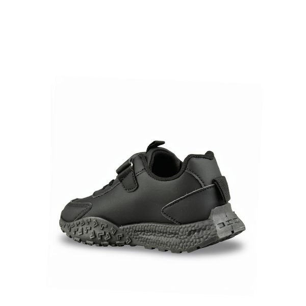 kids sneakers synthetic leather black 0161818