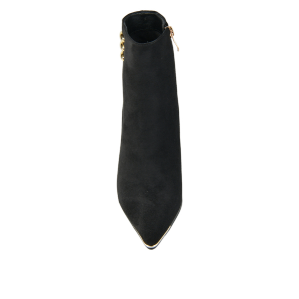 botine damă textil negru 0162063