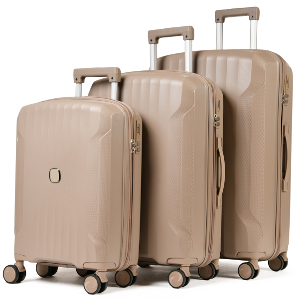 small suitcase polypropylene light brown 0161430