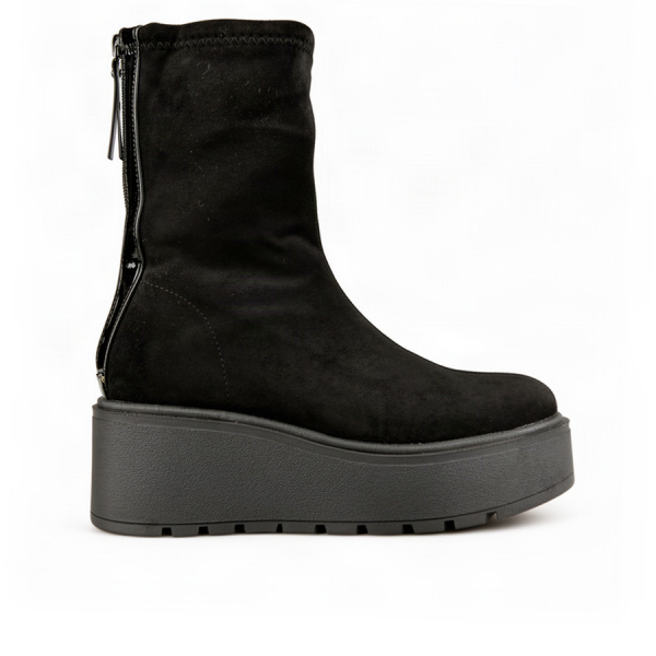 lady's boots textiles black