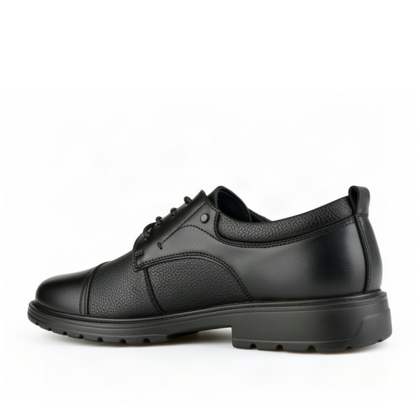 men's shoes genuin leather black 0162124