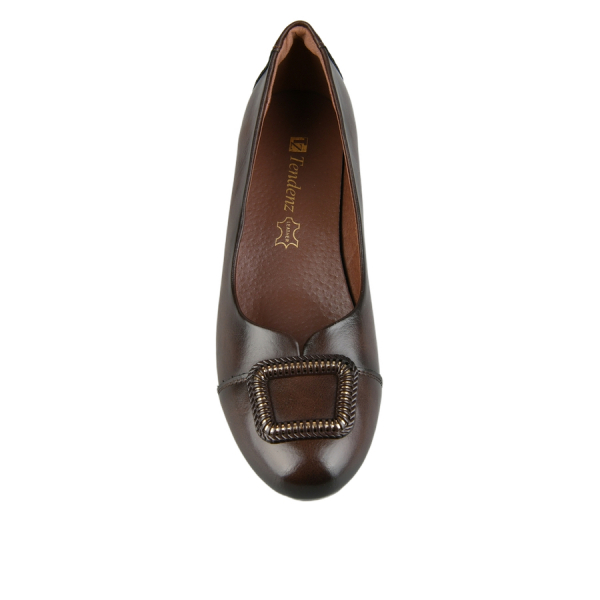pantofi damă piele ecologică maro 0162904