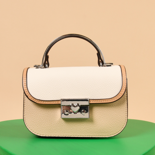 lady's bag eko leather beige 0160104