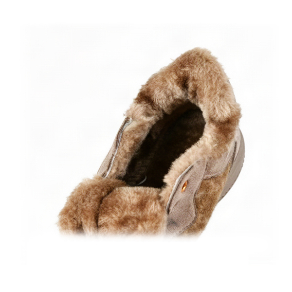 lady's boots textiles light brown 0162345